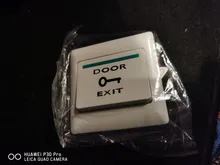 Interruptor de apertura de botón de salida de puerta, sin COM, NC, sistema de Control de acceso de luz LED para puerta de entrada, táctil abierto