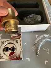 Tap Faucet Basin Sink Vanity Waterfall Cold-Mixer Orb/black Mount Crane Deck One-Handle