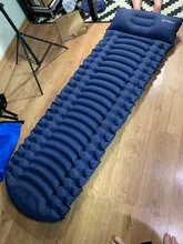 Zomake-esponja a presión con el pie para acampar al aire libre, colchoneta para dormir al aire libre, para senderismo, 200x66cm