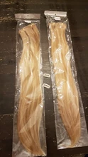 AliLeader-extensiones de pelo largo y recto para mujer, 16 pinzas, negro Natural, 6 unids/set, 22 pulgadas, pelo sintético