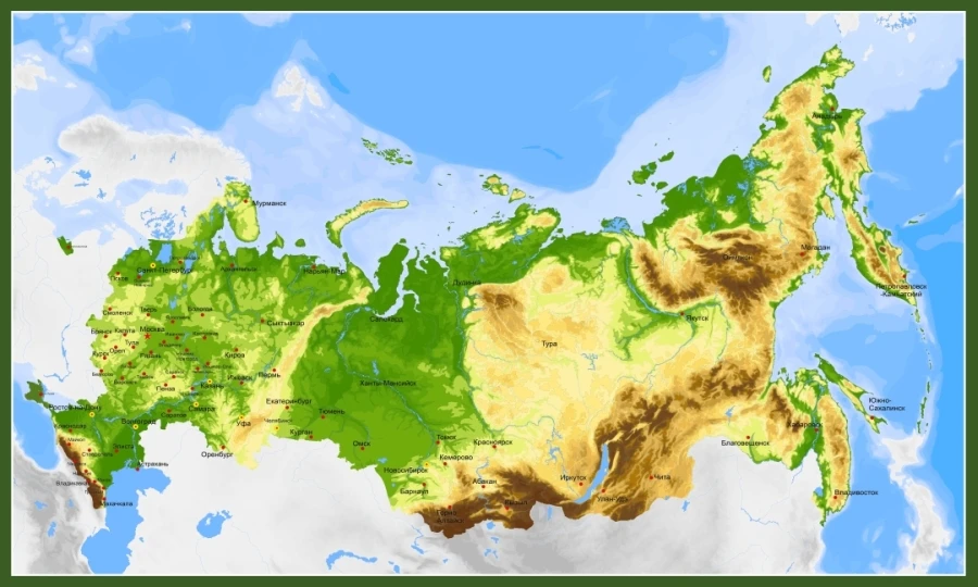 Фото России На Карте Мира
