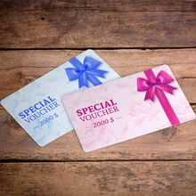 Скидка подарок ПВХ карты Бизнес пластиковые членские карточки 0,76 мм толщина Минимальный заказ 5 шт