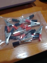 Connector Battery-Plug Alligator-Clips Crocodile-Clip Test-Probe Plastic-Handle Metal