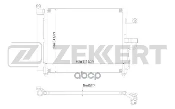

Radiator cond. Hyundai Accent II 00-zekkert art. mk-3057