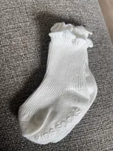 YWHUANSEN-Calcetines de algodón antideslizantes con agarre para niños pequeños, medias sin huesos con borde colmena de 0 a 4 años para recién nacidos en las cuatro estaciones