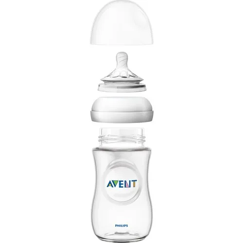 Philips Avent Natural Детская Бутылочка из ПП 125 мл 0 + мес SCF030/17|Аксессуары для детских
