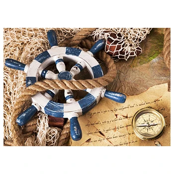 

Аж-1068 Diamond painting "Diamond painting" "captain's Wheel", 40*30 cm