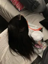 TIANTAI-Peluca de cabello humano liso para mujer, postizo de encaje con cierre de 4x4 28 pulgadas, pelo Remy brasileño con densidad de 150