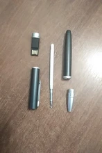 Disk Pen-Drive Memory Flash Photography 10pcs-Free-Logo Metal-Ball-Pen 32GB 64GB 