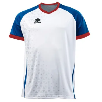 

Unisex Short-sleeve Sports T-shirt Luanvi Cardiff White/Blue