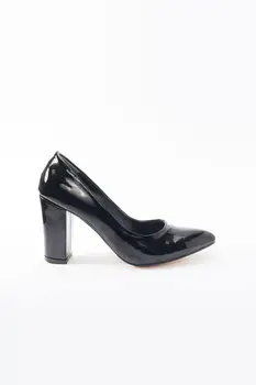 

Leon Heels Shoes Patent Leather-Black, High-Heeled women boots, heels women, women's high-heeled shoes