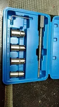 5PCS Diesel Injector Seat Cutter Tool Set Cleaner Carbon Cutting Tool Kit