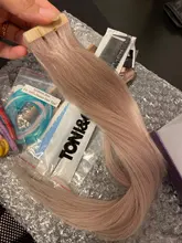 ShowCoco cinta rubia en extensión, 100% cabello humano Natural cinta adhesiva Remy hecha a máquina 20/40 uds, cinta en cabello humano