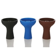 Чашка для кальяна из силикона типа Самсарис, HC-29 цвета в ассортименте