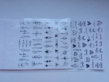 Nail-Art-Stickers Tips Nail-Decal Manicure-Decorations Flower Geometric Panda-Leaf Animal