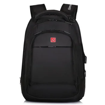 

Rotekors Gear urban backpack BLACK 6674870 with USB port and headphone port, suitable for teens and adults