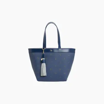 

Petusco Heritage-made handbag de Piel Elliot Medium Canvas Classic Jeans