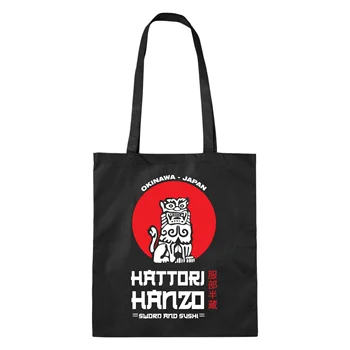 

Bolso compras totebag unisex mujer bolsa tela algodón ecológico reutilizable kill bill hattori hanzo sushi tarantino 2020 urbano