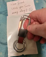 QOONG-Llavero de cuero genuino para hombre, de aleación de alta calidad, bolso colgante, elegante, de negocios, coche, llavero con anilla, soporte, joyería Y58, 2021