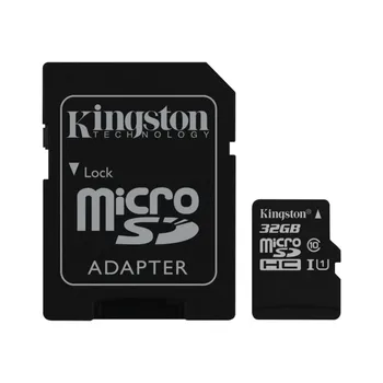 

Game Memory card MICRO SD 32GB CL10 Kingston Canvas Select-flashlight memory Card (adapter microSDHC to SD Included)-