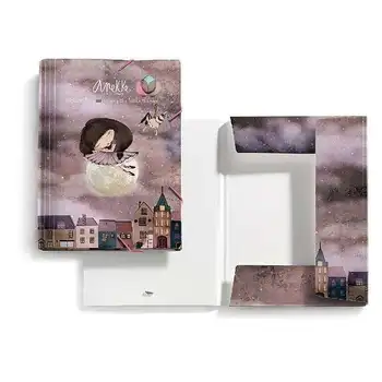 

Polypropylene folder miquel rius 20848 anekke ballerina - din a4 210*297mm-rubber closure