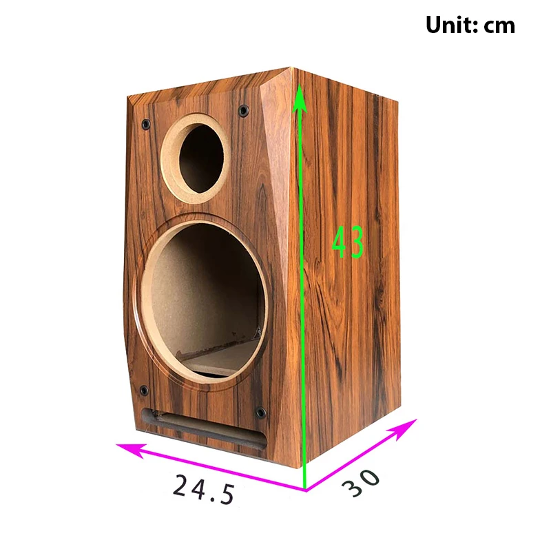 IWISTAO 8 Inch 2 Way Speaker Empty Cabinet Labyrinth Diamond Corner 1 Pair  15mm High Density Board HIFI Audio DIY – IWISTAO HIFI MINIMART
