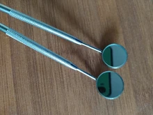 De acero inoxidable de la cera del oído Herramientas de limpieza del instrumental de espejo de la boca para verificar extensión de pestañas aplicar pestañas ToolsTeeth diente