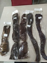 SHANGKE-extensiones de cabello sintético con Halo, sin Clip, pelo falso secreto oculto, Natural, fibra sintética, ondulado