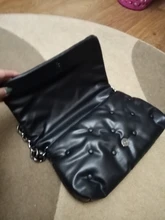 Bolso cruzado de cuero PU de cadena de metal de Color liso para Mujer, Bolso cruzado de diseñador, bandolera de hombro, novedad de 2021