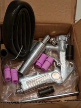 Pistola de pulverización de chorro de arena, herramienta abrasiva, boquillas de cerámica, Kit de puntas, herramientas neumáticas