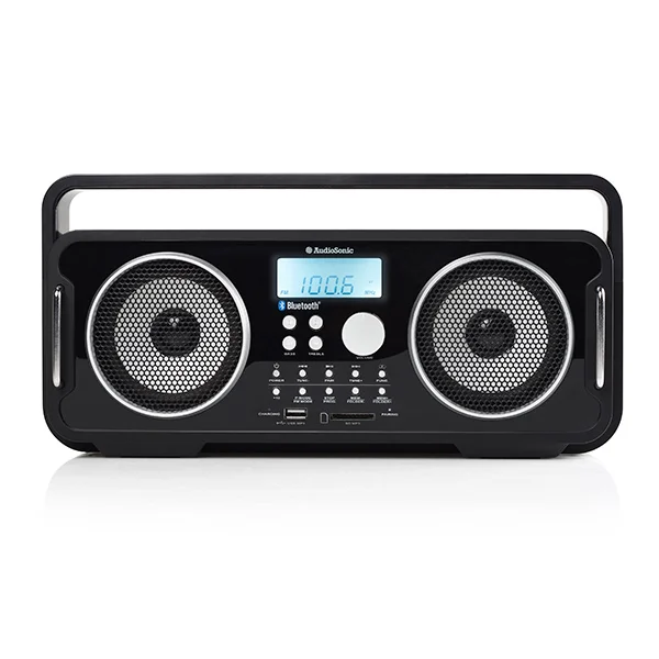 Аудиосоник RD1556 перезаряжаемый Bluetooth ретро радио|Станционарные медиаплееры| |