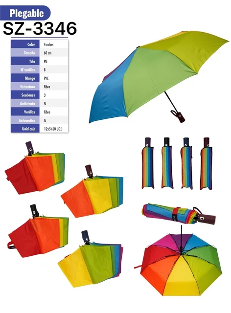 Paraguas Plegable Multicolor _ Mobile
