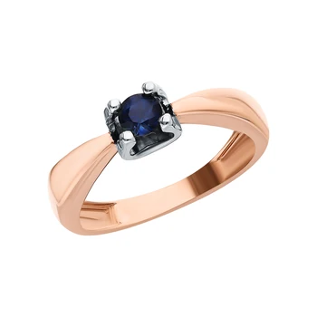 

Gold ring with sapphires sunlight sample 585