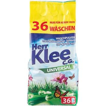 

Washing powder Herr Klee universal 3000 gr (36 washings) (Germany)