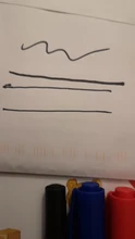 9 unids/set Punta doble marcadores permanentes negro rojo azul tinta 0,5mm-1mm bolígrafos para la escuela suministros de oficina estudiante papelería