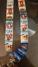 K2192 Friends-llavero con cordón para serie de tv, insignias para llaves, identificación, teléfono móvil, correa para el cuello, accesorios para regalos