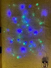 Lights Led-String Battery-Operated Firecracker Fairy Party Copper-Wire Christmas-Window