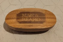 Cepillo para Barba Hemu Natural para hombre, masaje facial de bambú, barbas y bigotes para peinar, novedad de 2020