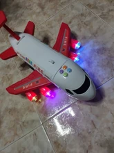 Pista de simulación de inercia para niños, Avión de juguete infantil de gran tamaño, avión de pasajeros, coche de juguete, 2020