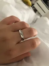 Anillos abiertos con letras de Metal para hombres y mujeres, joyería de fiesta, Punk, Vintage, Inglés