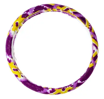 

Chain bracelet lined with fabrics assasa handmade multicolor