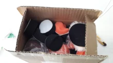 SI FANG-Pulidora neumática de aire para construcción, dispositivo de 2 pulgadas/3 pulgadas, herramientas de aire, pulidora orbital de doble acción para coche, asa de mango de goma