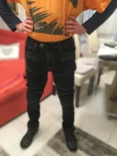 2021 nuevo diseño de la motocicleta pantalones hombres pantalones vaqueros para motocicleta equipo de protección en gira Moto pantalones 718 Motocross pantalones con Pro