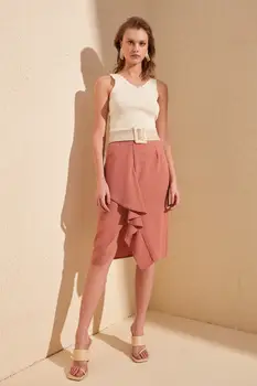 

Trendyol Lacing Detailed Skirt TWOSS20ET0247