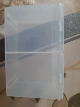 Doble las redes transparente hoja de algodón contenedor de almacenamiento caso maquillaje organizador-recipiente para algodones recipiente para bastoncillos