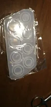 8 Uds molde de silicona de anillo de tamaños surtidos para joyería de resina molde de fundición de resina tamaño de EE. UU. 5-12