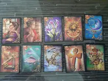 Cartas de juego de mesa para fiesta familiar, cartas de oráculo, guía del Tarot fantasma, adivinación, oráculo, oferta