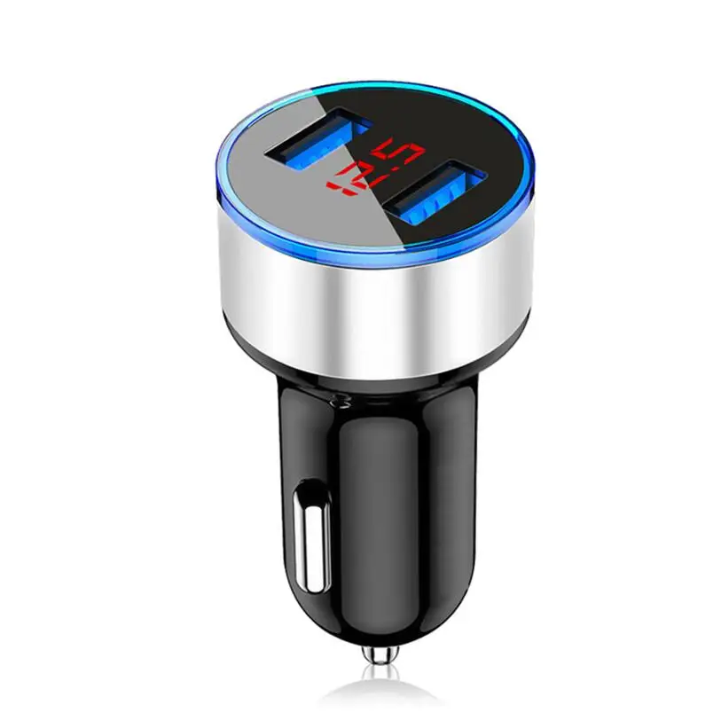 Автомобильный адаптер для быстрой зарядки с двумя портами 3.1A USB Автомобильное