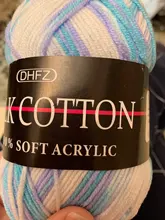 Wool-Yarn Scarf-Hat Sweater Craft Crochet Hand-Knitted Milk Warm Soft Baby Cotton 50g/pc