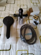 Shower-Faucets Tap-Shower-Mixer-Valve-Control-Valve Bathtub Wall-Mount Black Matte